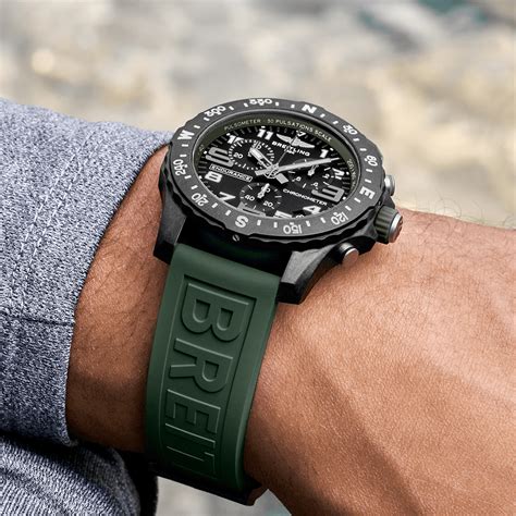 breitling endurance pro green rubber strap|Breitling Endurance Pro Green Rubber Strap Watch .